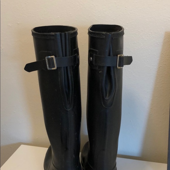 Hunter boots • black • sz 8 - Picture 5 of 8